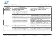 Competency Performance Criteria Evidence Guide ... - Rabqsa.com