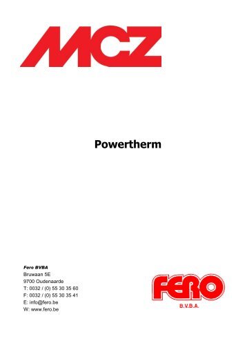 MCZ PowerTherm.pdf - Fero
