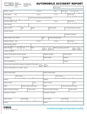Ontario Motor Vehicle Accident Report - impremedia.net Ontario Motor Vehicl