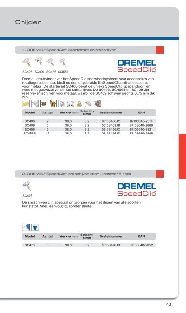 Catalogus 2011/2012 - Dremel