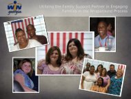 Utilizing the Family Support Partner in Engaging Families in the ...