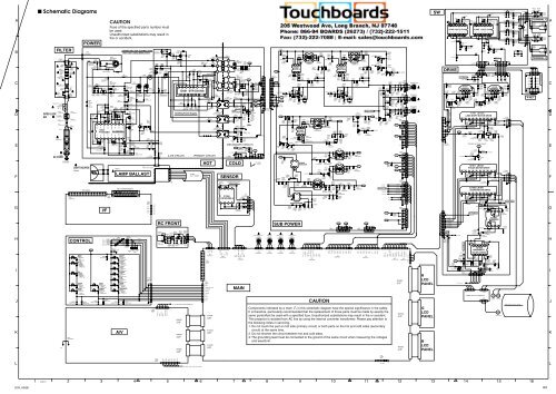 Service Manual SM5110788-00 (KE6-X7100/X71L00) - Touchboards