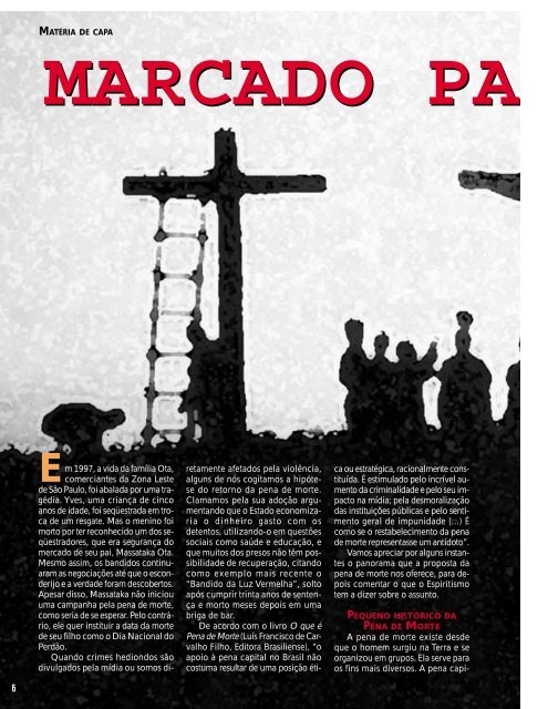 Marcado para a morte - Revista CristÃ£ de Espiritismo