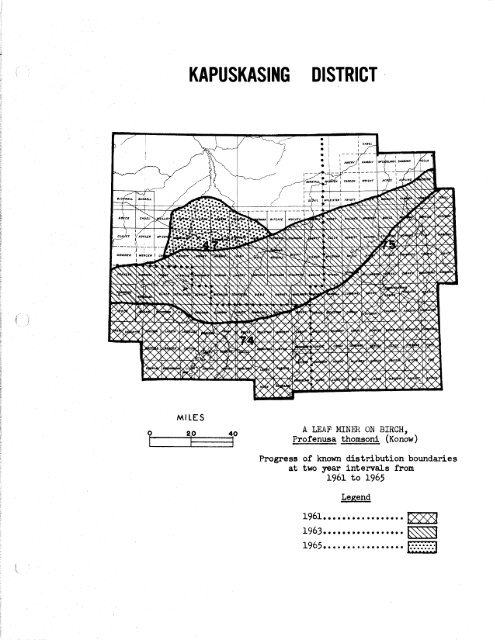 Forest Insect and Disease Survey; Ontario, 1965 - NFIS