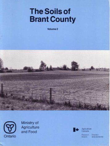 The Soils of Brant County - Agriculture and Agri-Food Canada