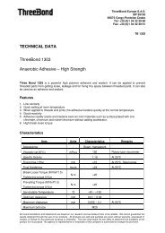 TECHNICAL DATA ThreeBond 1303 Anaerobic Adhesive â High ...