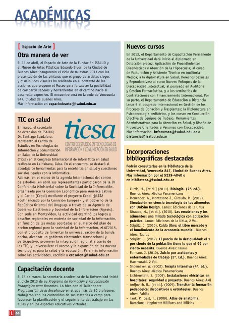 Descargar revista - Universidad ISALUD