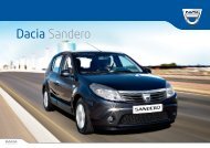 Dacia sandero - Daciamodellen.nl