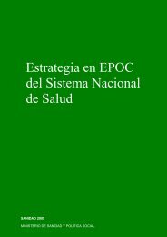 Estrategia en EPOC del Sistema Nacional de Salud