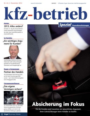 KFZ-BETRIEB - 02/11/2012 (Deutschland) - Weiderauto