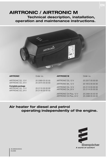 Eberspacher Diesel Heater Fuel Pump for Airtronic D2-D4 12v - Everything  Caravans