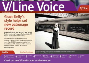 Grace Kelly's style helps set new patronage record - V/Line