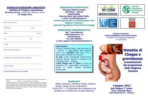 Malattia di Chagas e gravidanza - Azienda Ospedaliero ...