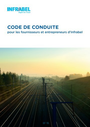 Télécharger le code de conduite pour les fournisseurs et ... - Infrabel