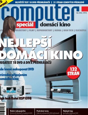 Computer speciÃ¡l - domÃ¡cÃ­ kino - stulik.cz