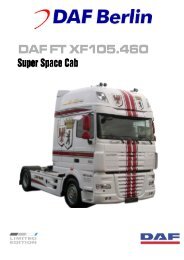 DAF FT XF105.460 Super Space Cab Winter Edition