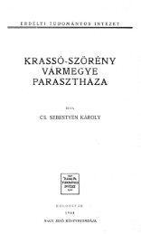 KRASSÃ-SZÃRÃNY VÃRMEGYE PARASZTHÃZA - Adatbank