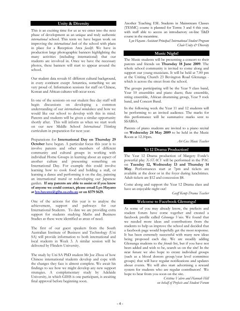 Newsletter Issue 4