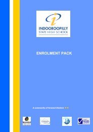 ENROLMENT PACK - Indooroopilly State High School - Education ...