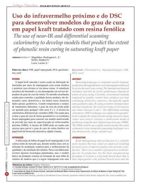 international article - Revista O Papel