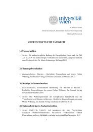 Publikationen - Institut fÃ¼r Europarecht, Internationales Recht und ...