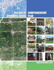 Comprehensive Plan - Village of Downers Grove