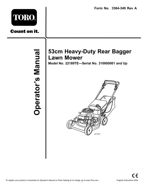 Hayter 21" HD Rotary Mower Operators Manual (pdf - 977kb)