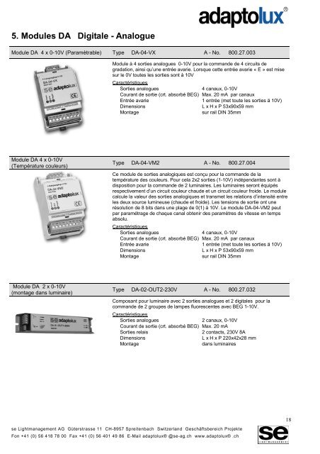 1. Description du systÃ¨me - Logo SE Lightmanagement