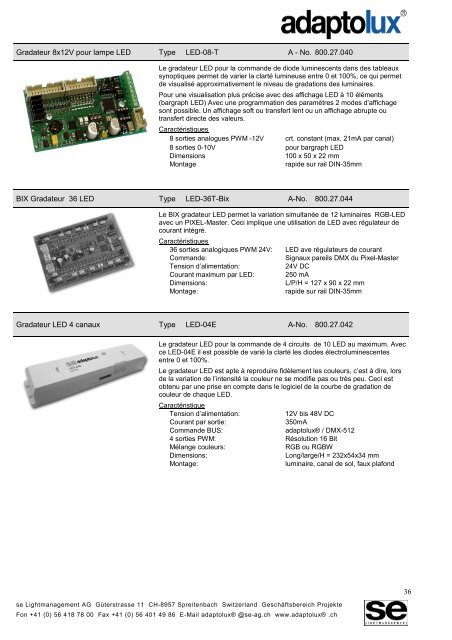 1. Description du systÃ¨me - Logo SE Lightmanagement