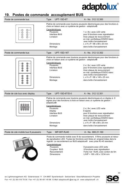 1. Description du systÃ¨me - Logo SE Lightmanagement