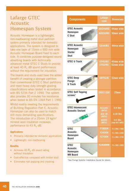 The Installation Handbook - Howarth Timber