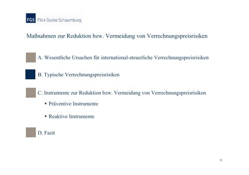 Internationale Doppelbesteuerung durch Verrechnungspreise - IfA