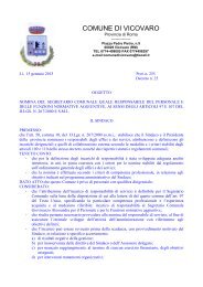 Segretario Comunale Dr.ssa Alessandra Giovinazzo - Comune di ...