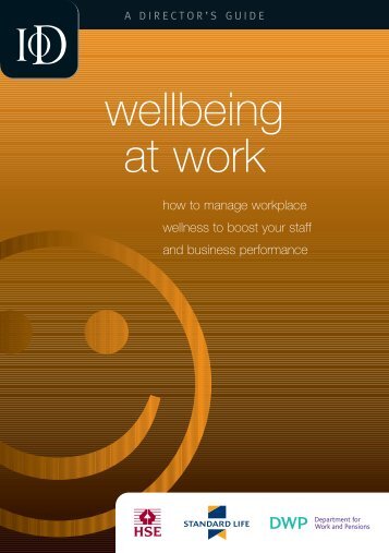 guide to wellbeing at work