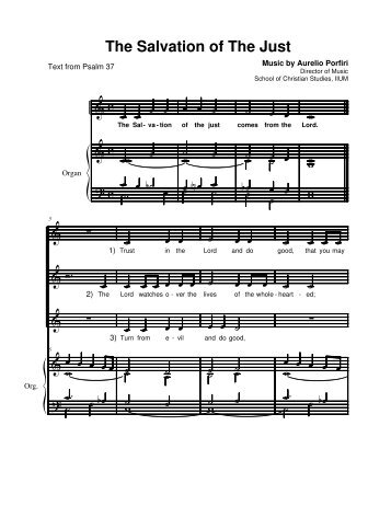 4791 (by guest composer Aurelio Porfiri) - Chabanel Psalms