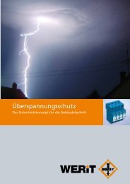 Ãberspannungsschutz - Werit Kunststoffwerke W. Schneider GmbH ...