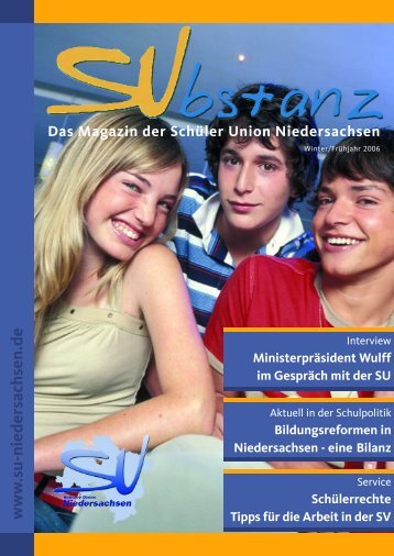 Bildungsreformen in Niedersachsen - eine Bilanz - Schüler Union ...