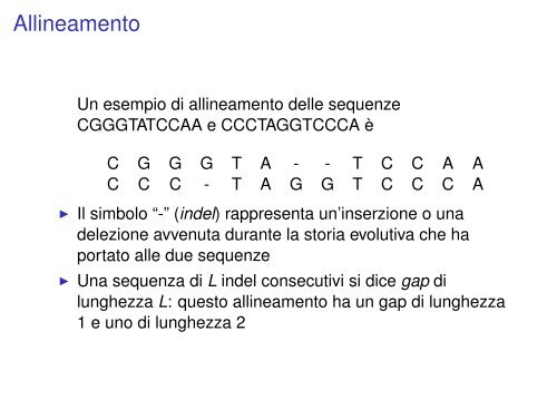 Biologia Molecolare Computazionale