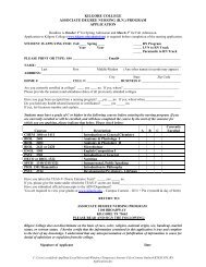 kilgore college associate degree nursing (rn) program application