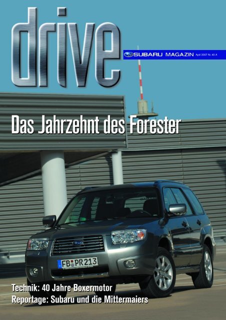 Subaru Forester: Sondermodell zum 25. Geburtstag 