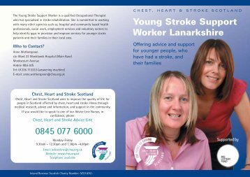 Stroke leaflet - Chest Heart & Stroke Scotland