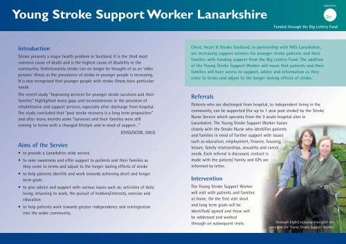 Stroke leaflet - Chest Heart & Stroke Scotland