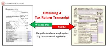 Obtaining A Tax Return Transcript