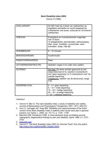 Shoulder Pain And Disability Index Deutsch