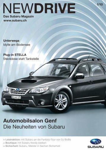 Automobilsalon Genf Die Neuheiten von Subaru