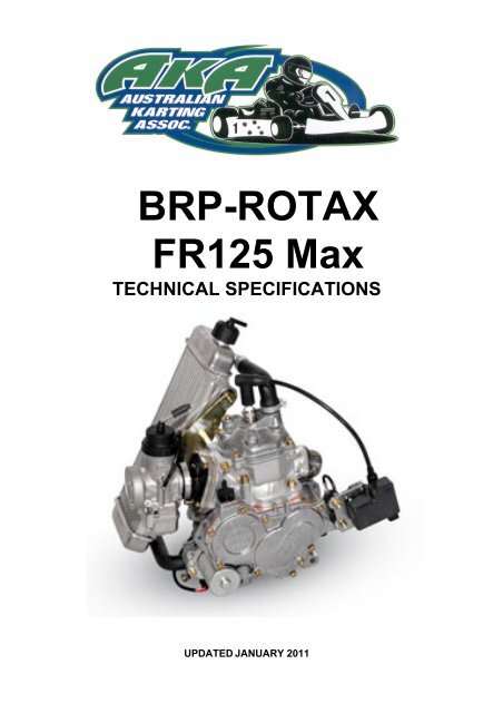 BRP-ROTAX FR125 Max - Australian Karting Association