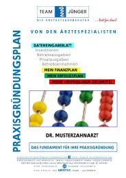 Mustermappe fÃ¼r ZahnÃ¤rzte als pdf-download - Die Ãrztespezialisten