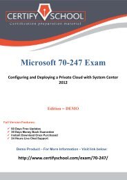 Microsoft 70-247 Exam