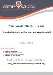 Microsoft 70-246 Exam