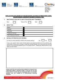 application for award of discretionary housing payment(rent) (dhp)